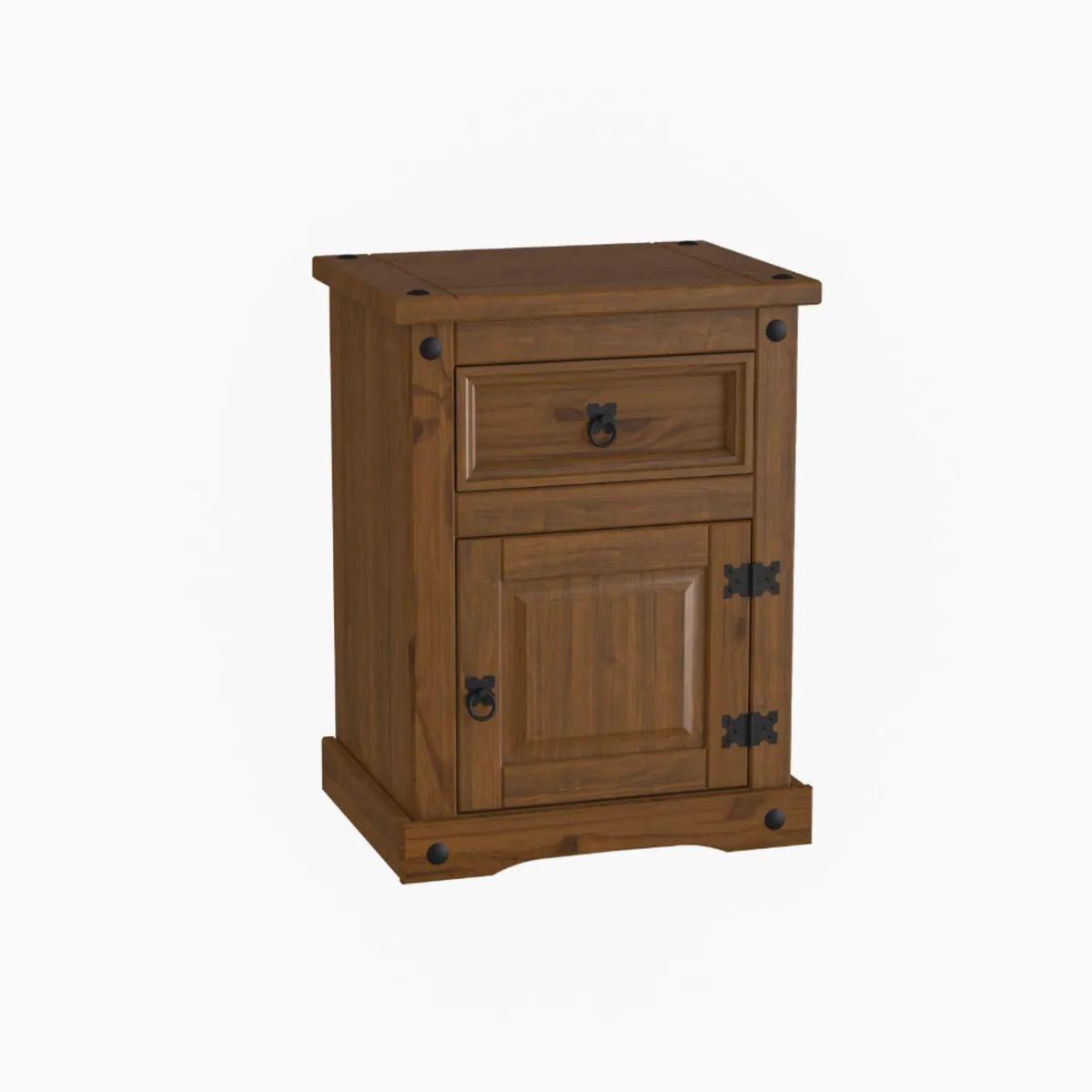 1Criado Mudo 8160.c X.M. Velador Rústico - Imagen 1