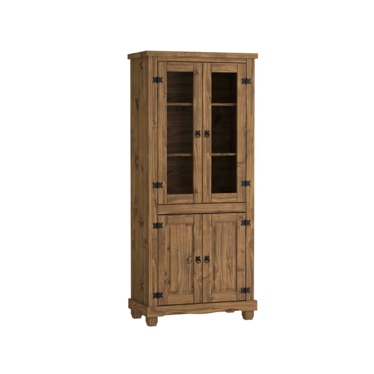 1 Estante 4P 8041.c X.M. Vitrina Rustica 4P - Imagen 1